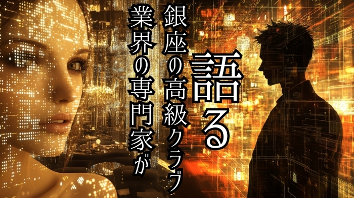 銀座の高級クラブ業界の専門家が語る